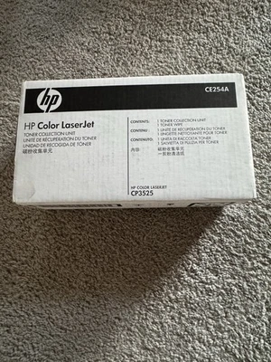 HP CE254A Color Toner Collection Unit OEM Genuine NEW LaserJet CP3525 - Image 1 of 4