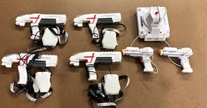 Laser X Laser Tag Set of 4 + Projex Target Game with 2 Guns – Tested Working - Picture 1 of 4