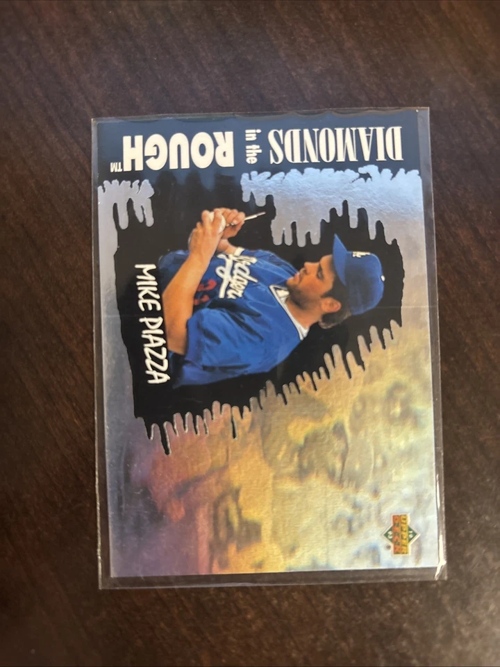 1993 Upper Deck - Diamond Gallery - Mike Piazza - #34 - Dodgers - NrMt - Image 1 of 2