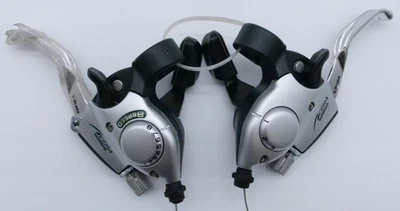 Shimano Acera 8 speed 8x3 v-brake pair left and right ST-EF33-8 - Image 1 of 4