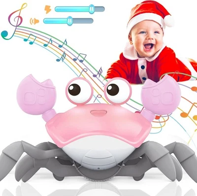 "Cangrejo caminador juguete музыкальный interactivo para bebes gateo regalo rosa" - Изображение 1 из 4
