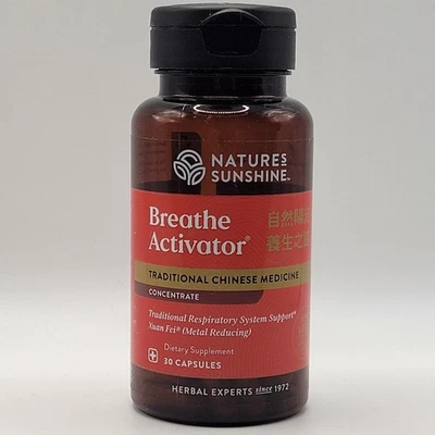Nature's Sunshine BREATHE ACTIVATOR TCM Chinese Medicine Concentrate 30 Capsules - Image 1 of 4