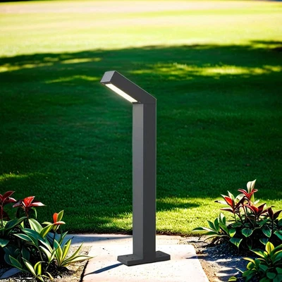 Moderne LED Stehleuchte in anthrazit Gartenlampe Wegeleuchte Wegelampe Stehlampe - Bild 1 von 3