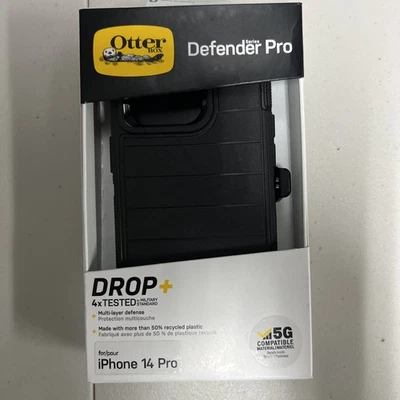 Funda de Transporte Serie OTTERBOX Defender para Apple iPhone 14 Pro - 77-88699 (Negro) Foto 1 de 4