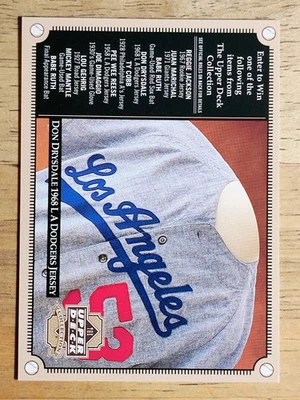 2000 Upper Deck Collection Entry #NNO Don Drysdale/Reese Los Angeles - Imagem 1 de 2