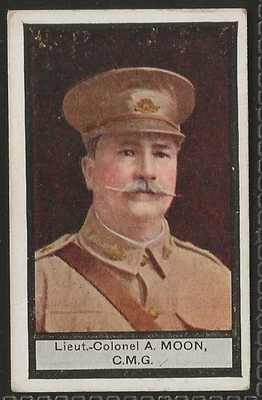 SNIDERS & ABRAHAMS (AUSTRALIA)-VC'S & OFFICERS (SERIES D) 1916-#25- SCARCE CARD! - Image 1 of 2