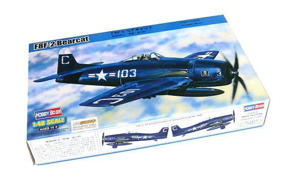 HOBBYBOSS 80358 Aircraft Model 1/48 F8F-2 Bearcat Scale Hobby B0358 - Image 1 of 1