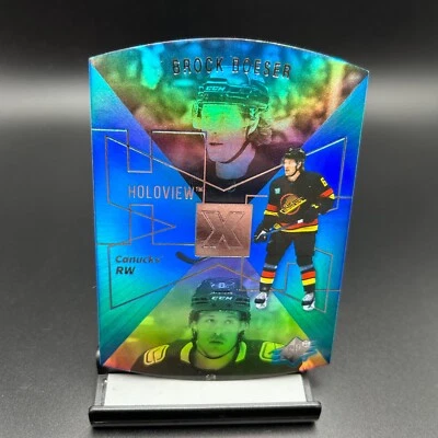 2023-24 Upper Deck Extended SPX Holoview #6 Brock Boeser Vancouver Canucks - Image 1 of 2