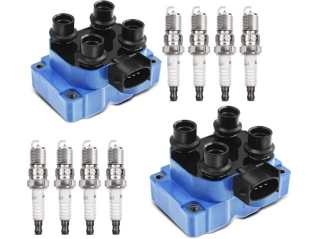 78VH35F Ignition Coil Set with Spark Plugs Fits 1992-1997 Ford Crown Victoria - Image 1 of 1