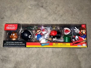 Paquete de 5 coleccionables Super Mario Odyssey Jakks nuevos en caja nuevo en caja billete de bala capturado - Imagen 1 de 6
