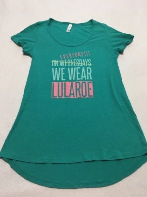 Lularoe XXS Classic T Tee Shirt Teal Green Everyday We Wear Lula Supply 2XS  - Image 1 of 4