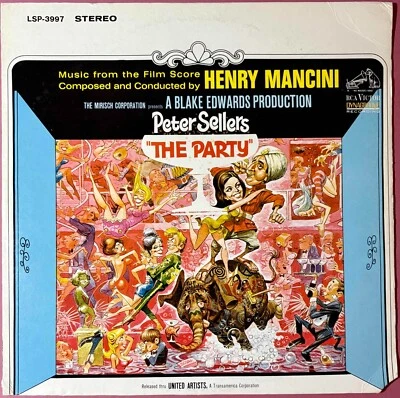 The Party ORIGINAL USA Vinyl LP henry Mancini Peter Sellers 1968 - Image 1 of 4