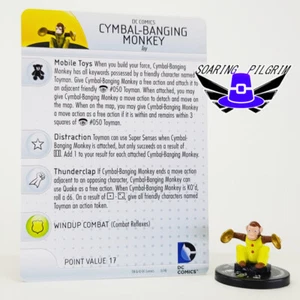 Heroclix CYMBAL-BANGING MONKEY (TOY) - 099c - RARE Superman Legion Super Heroes - Picture 1 of 1