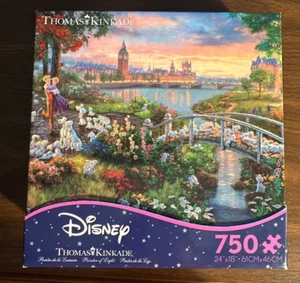 THOMAS KINKADE DISNEY DREAMS 101 DALMATIONS 750-teiliges PUZZLE - NEU - Bild 1 von 9