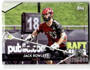 2022 Topps Premier Lacrosse League PLL card JACK ROWLETT 147 - Picture 1 of 2