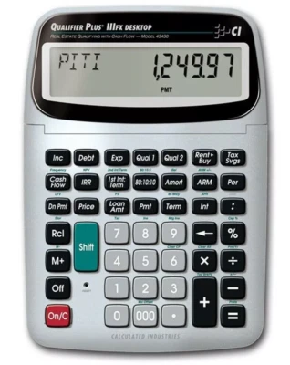 Qualifier Plus IIIfx-Desktop Financial Calculator - Image 1 of 4