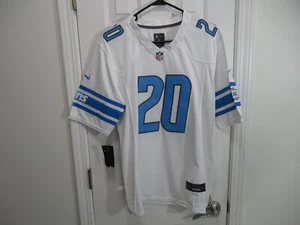Barry Sanders #20 Detroit Lions Men's Game Jersey White Size Medium - Picture 1 of 4