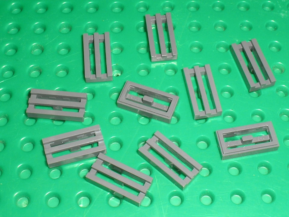 LEGO 10 DkStone grilles ref 2412b / Set 10179 10188 7783 10178 10174 10144 4504  - Photo 1/1