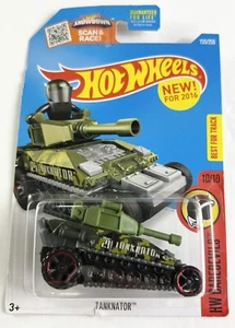 Hot Wheels HW Daredevils 10/10 2016 camuflaje verde tanque militar #155 diecast - Imagen 1 de 9