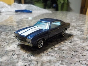 HOT WHEELS  1970 SS CHEVELLE IN BLUE - Picture 1 of 4
