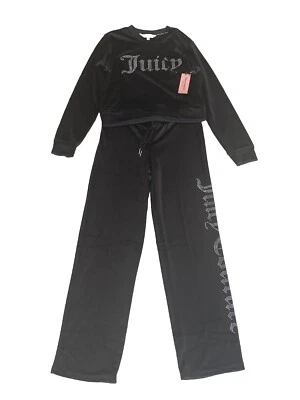 Juicy Couture Black Sleepwear 2 Pc Pajama Pants Set Size Small - Image 1 of 3