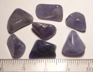 7 TANSANIT Trommelsteine (7,6gr) Tumbled Tanzanites #6 - Picture 1 of 1