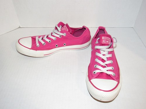 Scarpe basse Converse All Star Chuck Taylor rosa caldo 246485F giovani ragazze taglia 6