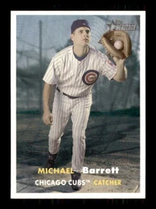 2006 Baseball Topps Heritage Michael Barrett Chicago Cubs #135 - Picture 1 of 2