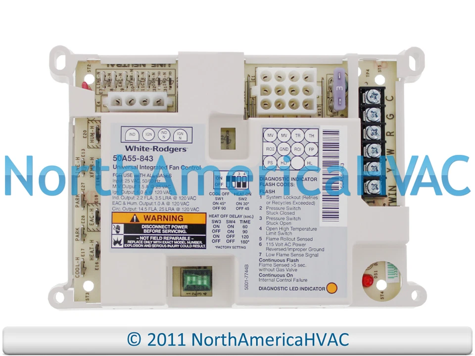 WR Furnace Control Board Fits Trane White Rodgers 50A50-473 50A50-471 - Image 1 of 1