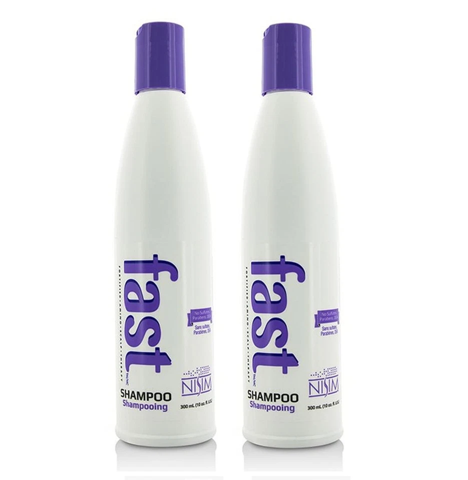 2 PACOTES DE XAMPU NISIM FAST Fortified Amino Scalp Therapy 300ml/10oz - Imagem 1 de 1