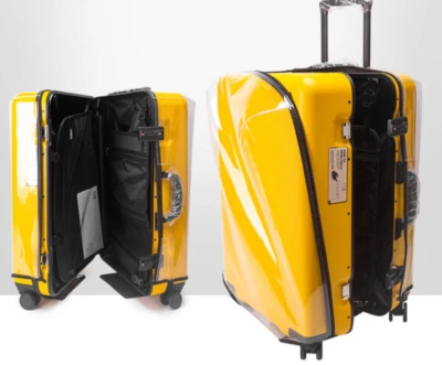 Free-Removing Luggage Cover Protector Clear PVC Suitcase Cover with Zipper - Image 1 of 4