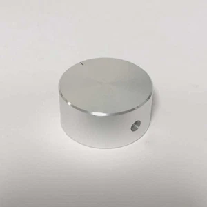 HIFI Aluminum Silver Knob 32*15 Amplifier DAC Audio Volume Potentiometer Knobs - Picture 1 of 5
