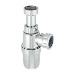 McALPINE 11/4" x 75 mm 32 mm (Euro) CP plástico entrada ajustable botella trampa CE31A - Imagen 1 de 2