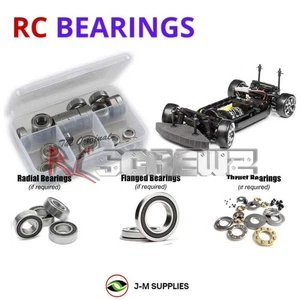 RCScrewZ Rubber Shielded Bearing Kit hpi063r for HPI Racing E10 RTR Drift | KIT - Picture 1 of 16