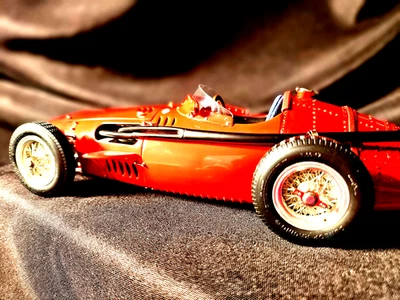 CMC 1957 Maserati 250F 1:18 Scale Red Inv. #5177 - Image 1 of 4