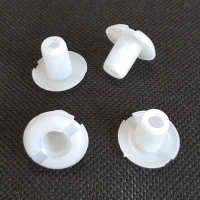 LOTE A GRANEL persiana horizontal de madera tapón botón cable escalera riel inferior plástico blanco Foto 1 de 4