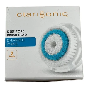 Clarisonic Deep Pore Brush Head - Enlarged Pores 2 Pack New In Box - Picture 1 of 6