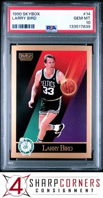 1990 SKYBOX #14 LARRY BIRD CELTICS HOF PSA 10 - Изображение 1 из 3