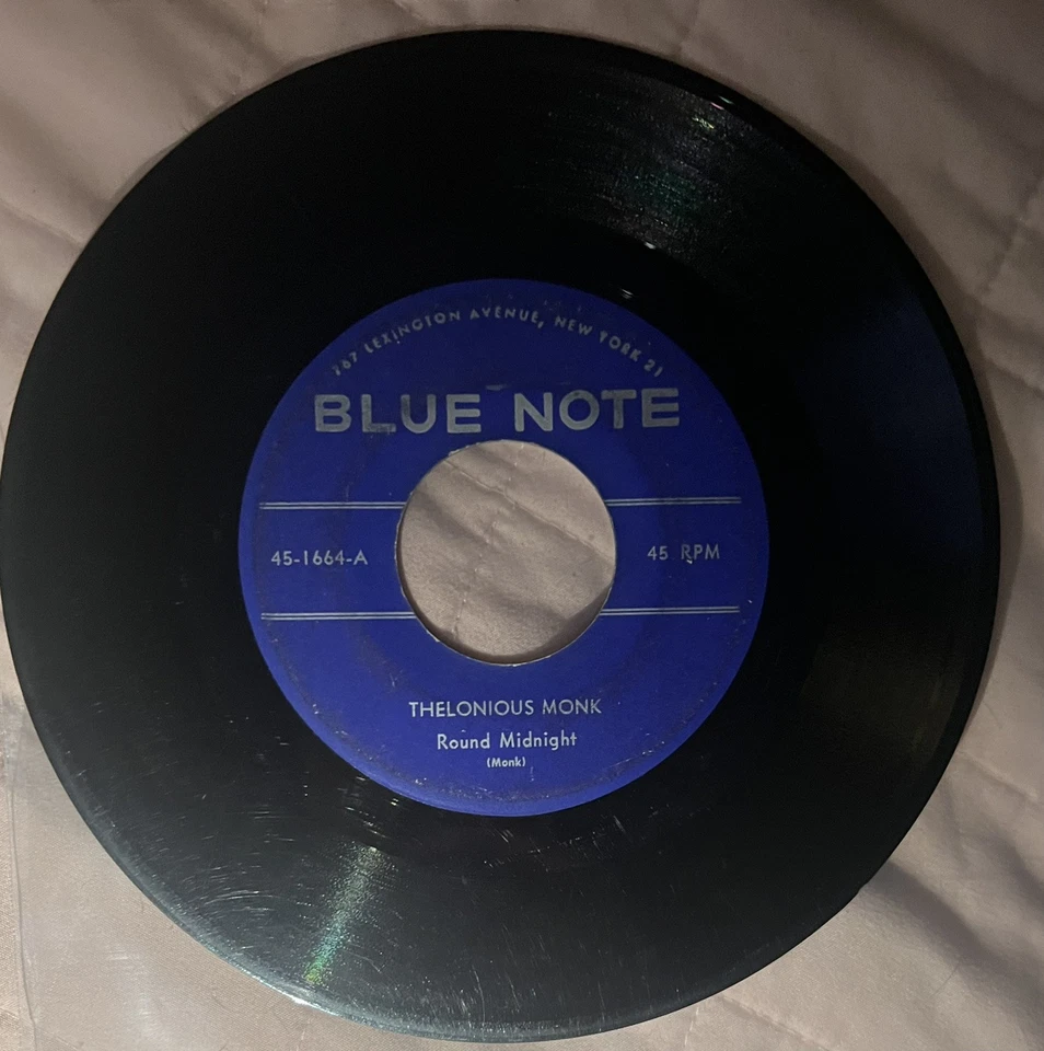 BLUE NOTE Thelonious Monk - Round Midnight / In Walked Bud - 45 - Jazz - RVG ‘57 - Image 1 of 2