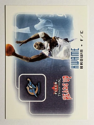 Fleer Tradition Heads Up #1 2003-04 Kwame Brown Foto 1 de 2