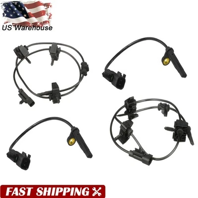 4PCS ABS Wheel Speed Sensor Front Rear Left & Right for 2010-2016 CADILLAC SRX - Image 1 of 4