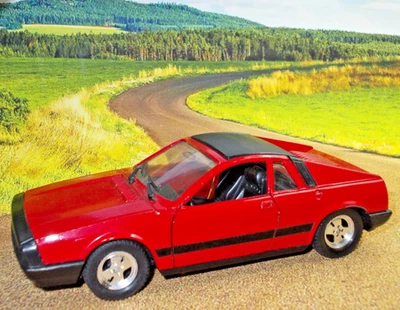 LANCIA BETA MONTECARLO~RED~POLISTIL  S57 - 1:25 SCALE DIE CAST MODEL~ITALY*RARE* - Image 1 of 4