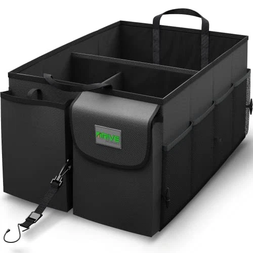Drive Auto Car Trunk Organizer - Collapsible, Multi-Compartment Automotive SUV - Image 1 of 4