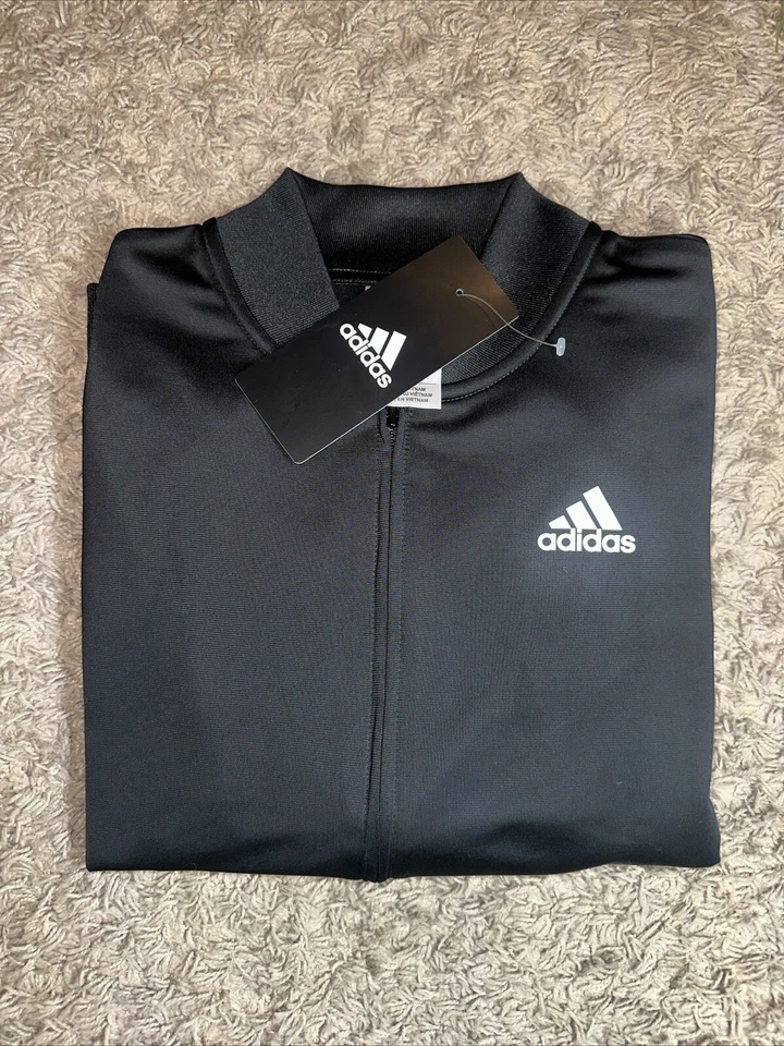 Boy's Adidas Black Bomber Jacket size Medium 10 - 12
