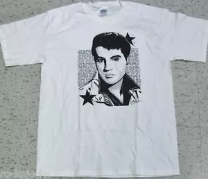 Elvis Presley shirt sz Large Brand New nwot Shirt THE KING Last ONE! White - Picture 1 of 2