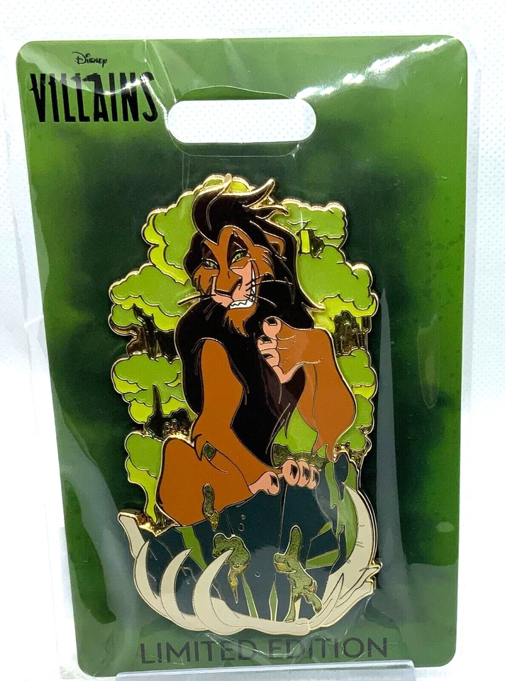 Disney WDI D23 2024 Villanos Rey León Cicatriz LE 400 Pin Foto 1 de 1