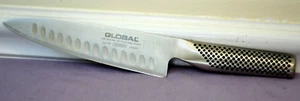 Global Cromova 18 Edelstahl G-78 geriffelt Yoshikin 7" Klinge Kochmesser Japan - Bild 1 von 8