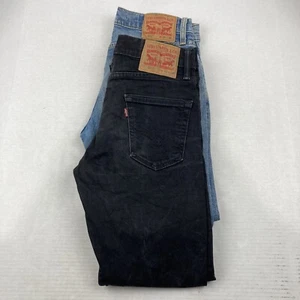 2 Stück Levi's 511 Skinny Fit Herrenjeans schwarz/blau Größe 30 x 30 - Bild 1 von 7