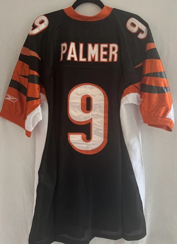 Cincinnati Bengals Carson Palmer Jersey Reebok NFL Authentic Size 54 Cover