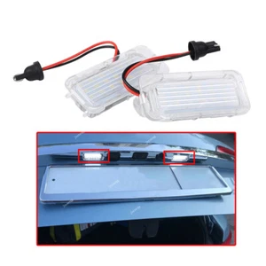 Pair Car LED Number License Plate Light Lamp Fit For Ford Focus Mondeo 2008-2015 - Imagen 1 de 8